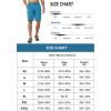 imageLittle Donkey Andy Mens 10 Inch Quick Dry Cargo Shorts Stretch Lightweight Outdoor Hiking Shorts UPF 50Horizon Blue