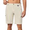 imageLittle Donkey Andy Mens 10 Inch Quick Dry Cargo Shorts Stretch Lightweight Outdoor Hiking Shorts UPF 50Khaki