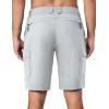 imageLittle Donkey Andy Mens 10 Inch Quick Dry Cargo Shorts Stretch Lightweight Outdoor Hiking Shorts UPF 50Light Grey