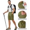 imageLittle Donkey Andy Mens 10 Inch Quick Dry Cargo Shorts Stretch Lightweight Outdoor Hiking Shorts UPF 50Olive
