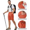 imageLittle Donkey Andy Mens 10 Inch Quick Dry Cargo Shorts Stretch Lightweight Outdoor Hiking Shorts UPF 50Orange