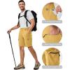 imageLittle Donkey Andy Mens 10 Inch Quick Dry Cargo Shorts Stretch Lightweight Outdoor Hiking Shorts UPF 50Yellow