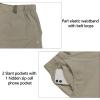 imageLittle Donkey Andy Mens Golf Hiking Cargo Shorts Quick Dry Stretch Lightweight Outdoor Shorts with Zipper Pockets9 InchKhaki