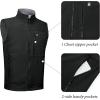 imageLittle Donkey Andy Mens Lightweight Golf Vest Warm Fleece Lining Hiking Vests Zip Up Sleeveless Outerwear JacketBlack