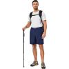 imageLittle Donkey Andy Mens Quick Dry Shorts Lightweight Bermuda with Pockets for Golf Hiking Camping TravelB Navy Blue
