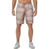 imageLittle Donkey Andy Mens Quick Dry Swim Trunks 9 Inch Stretch Board Shorts with Compression Liner for Beach Sports CasualKhaki Tie Dye