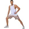 imageLittle Donkey Andy Mens Quick Dry Swim Trunks 9 Inch Stretch Board Shorts with Compression Liner for Beach Sports CasualKhaki Tie Dye