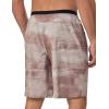 imageLittle Donkey Andy Mens Quick Dry Swim Trunks 9 Inch Stretch Board Shorts with Compression Liner for Beach Sports CasualKhaki Tie Dye