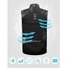 imageLittle Donkey Andy Mens Quick Dry Vest Sleeveless Summer Stretchy Windproof Jacket for Golfing Cycling RunningBlack