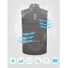 imageLittle Donkey Andy Mens Quick Dry Vest Sleeveless Summer Stretchy Windproof Jacket for Golfing Cycling RunningGrey