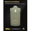 imageLittle Donkey Andy Mens Quick Dry Vest Sleeveless Summer Stretchy Windproof Jacket for Golfing Cycling RunningLaurel Oak