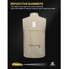 imageLittle Donkey Andy Mens Quick Dry Vest Sleeveless Summer Stretchy Windproof Jacket for Golfing Cycling RunningLight Khaki