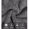imageLittle Donkey Andy Mens Reversible Fleece Vest Lightweight Warm Sleeveless Jacket with Hood for Hiking Walking TravelCharcoal Gray HeatherLava Smoke
