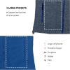 imageLittle Donkey Andy Mens Reversible Fleece Vest Lightweight Warm Sleeveless Jacket with Hood for Hiking Walking TravelTrue Navy HeatherLapis Blue