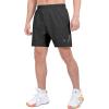 imageLittle Donkey Andy Mens Workout Running Shorts Lightweight Athletic Shorts Quick Dry Breathable Shorts with Mesh LinerBlack