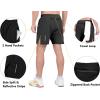 imageLittle Donkey Andy Mens Workout Running Shorts Lightweight Athletic Shorts Quick Dry Breathable Shorts with Mesh LinerBlack