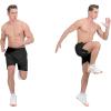 imageLittle Donkey Andy Mens Workout Running Shorts Lightweight Athletic Shorts Quick Dry Breathable Shorts with Mesh LinerBlack