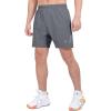 imageLittle Donkey Andy Mens Workout Running Shorts Lightweight Athletic Shorts Quick Dry Breathable Shorts with Mesh LinerGray