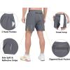 imageLittle Donkey Andy Mens Workout Running Shorts Lightweight Athletic Shorts Quick Dry Breathable Shorts with Mesh LinerGray