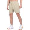 imageLittle Donkey Andy Mens Workout Running Shorts Lightweight Athletic Shorts Quick Dry Breathable Shorts with Mesh LinerKhaki