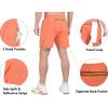 imageLittle Donkey Andy Mens Workout Running Shorts Lightweight Athletic Shorts Quick Dry Breathable Shorts with Mesh LinerOrange