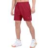 imageLittle Donkey Andy Mens Workout Running Shorts Lightweight Athletic Shorts Quick Dry Breathable Shorts with Mesh LinerRed