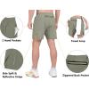 imageLittle Donkey Andy Mens Workout Running Shorts Lightweight Athletic Shorts Quick Dry Breathable Shorts with Mesh LinerSage