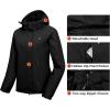 imageLittle Donkey Andy Womens 3 in 1 Winter Ski Jacket Warm Fleece Liner Jacket Waterproof Windproof Snow Coat ampamp Detachable HoodBlack
