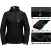 imageLittle Donkey Andy Womens 3 in 1 Winter Ski Jacket Warm Fleece Liner Jacket Waterproof Windproof Snow Coat ampamp Detachable HoodBlack