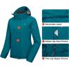 imageLittle Donkey Andy Womens 3 in 1 Winter Ski Jacket Warm Fleece Liner Jacket Waterproof Windproof Snow Coat ampamp Detachable HoodGreen Blue