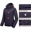 imageLittle Donkey Andy Womens 3 in 1 Winter Ski Jacket Warm Fleece Liner Jacket Waterproof Windproof Snow Coat ampamp Detachable HoodPurple