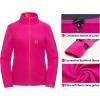 imageLittle Donkey Andy Womens 3 in 1 Winter Ski Jacket Warm Fleece Liner Jacket Waterproof Windproof Snow Coat ampamp Detachable HoodRoseGrey