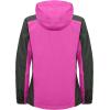 imageLittle Donkey Andy Womens 3 in 1 Winter Ski Jacket Warm Fleece Liner Jacket Waterproof Windproof Snow Coat ampamp Detachable HoodRoseGrey