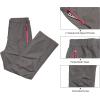 imageLittle Donkey Andy Womens Waterproof Rain Over Pants Hiking Breathable Lightweight Rainproof PantsPewter
