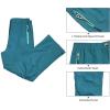 imageLittle Donkey Andy Womens Waterproof Rain Over Pants Hiking Breathable Lightweight Rainproof PantsTeal Green
