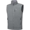 imageLittle Donkey Andy Mens Lightweight Golf Vest Warm Fleece Lining Hiking Vests Zip Up Sleeveless Outerwear JacketDark Grey