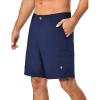 imageLittle Donkey Andy Mens Quick Dry Shorts Lightweight Bermuda with Pockets for Golf Hiking Camping TravelB Navy Blue
