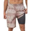 imageLittle Donkey Andy Mens Quick Dry Swim Trunks 9 Inch Stretch Board Shorts with Compression Liner for Beach Sports CasualKhaki Tie Dye