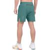 imageLittle Donkey Andy Mens Workout Running Shorts Lightweight Athletic Shorts Quick Dry Breathable Shorts with Mesh LinerGreenblue Slate