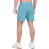 imageLittle Donkey Andy Mens Workout Running Shorts Lightweight Athletic Shorts Quick Dry Breathable Shorts with Mesh LinerMilky Blue