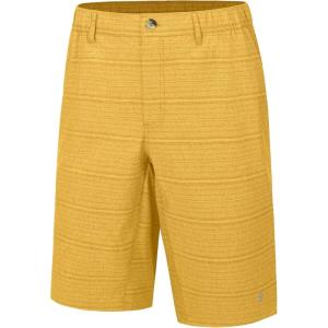 imageLittle Donkey Andy Mens 12 Inch Bermuda Shorts UPF 50 Stretch Golf Shorts for CasualYellow
