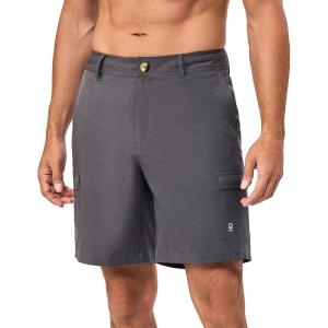 imageLittle Donkey Andy Mens Quick Dry Shorts Lightweight Bermuda with Pockets for Golf Hiking Camping TravelB City Grey