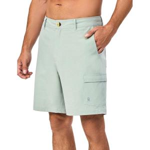 imageLittle Donkey Andy Mens Quick Dry Shorts Lightweight Bermuda with Pockets for Golf Hiking Camping TravelB Glacier Green