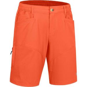 imageLittle Donkey Andy Mens Quick Dry Shorts for Hiking Walking Work MultiPockets MoistureWickingVermillion Orange