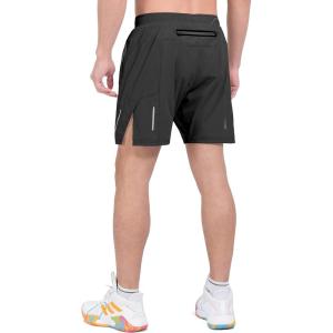 imageLittle Donkey Andy Mens Workout Running Shorts Lightweight Athletic Shorts Quick Dry Breathable Shorts with Mesh LinerBlack