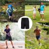 imageLittle Donkey Andy Mens Capri Pants Quick Dry Stretch Cool 34 Capri Jogger Shorts Gym Running Hiking Track ShortsAblack