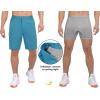imageLittle Donkey Andy Mens Cycling Shorts with Detachable Liner Lightweight Padded Mountain Bike MTB LoosefitHorizon Blue