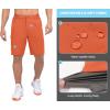 imageLittle Donkey Andy Mens Cycling Shorts with Detachable Liner Lightweight Padded Mountain Bike MTB LoosefitOrange