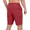 imageLittle Donkey Andy Mens Cycling Shorts with Detachable Liner Lightweight Padded Mountain Bike MTB LoosefitRed
