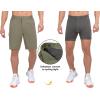 imageLittle Donkey Andy Mens Cycling Shorts with Detachable Liner Lightweight Padded Mountain Bike MTB LoosefitSage